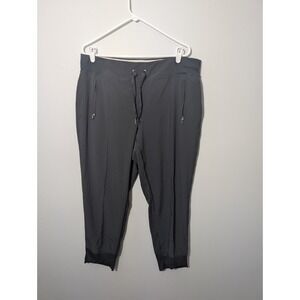 CK Calvin Klein Performance Women's XLarge stretch Ribbed Cuff Joggers